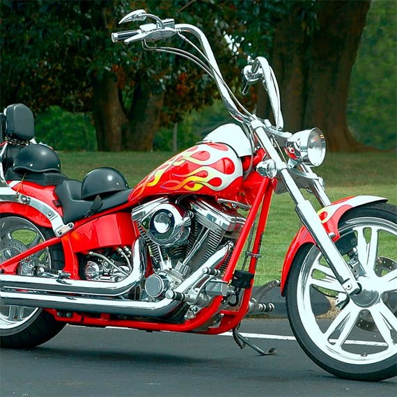 Historia del cromado y de la moto